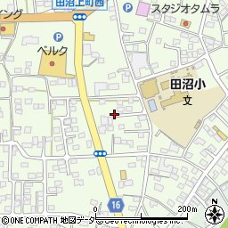 田沼田口公園周辺の地図