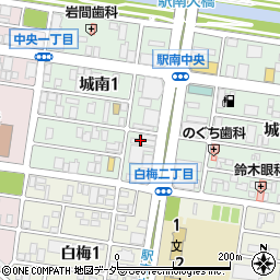らぁ麺 ふじ田 水戸本店周辺の地図