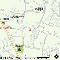 群馬県高崎市本郷町1496周辺の地図