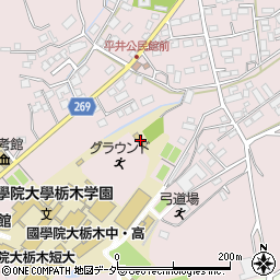 栃木県栃木市平井町404周辺の地図