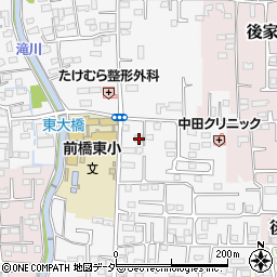 群馬県前橋市箱田町1031周辺の地図