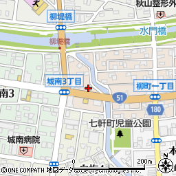 すき家水戸柳町店周辺の地図