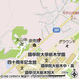 栃木県栃木市平井町718周辺の地図