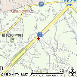 群馬県高崎市本郷町707-1周辺の地図