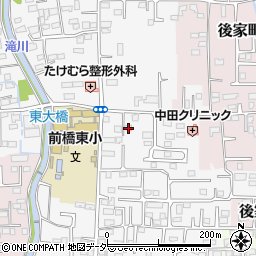 群馬県前橋市箱田町1033-3周辺の地図