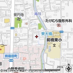 群馬県前橋市箱田町1647-4周辺の地図