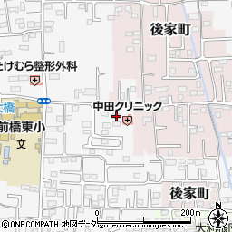 群馬県前橋市箱田町1038周辺の地図