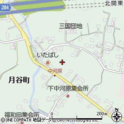 下河原橋周辺の地図