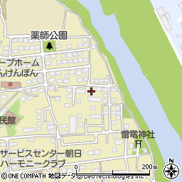 群馬県前橋市上新田町1043周辺の地図