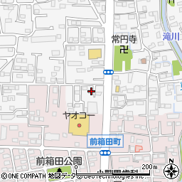 群馬県前橋市箱田町23周辺の地図