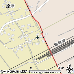 茨城県笠間市小原542周辺の地図