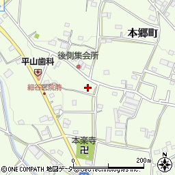群馬県高崎市本郷町1418周辺の地図