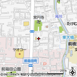 群馬県前橋市箱田町1653周辺の地図