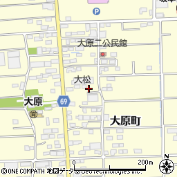群馬県太田市大原町1006周辺の地図