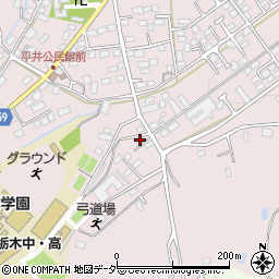 栃木県栃木市平井町327周辺の地図