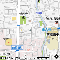 群馬県前橋市箱田町1650周辺の地図