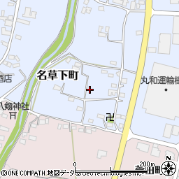 栃木県足利市名草下町138周辺の地図