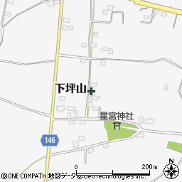 栃木県下野市下坪山1455周辺の地図