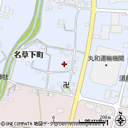 栃木県足利市名草下町92-1周辺の地図