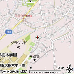 栃木県栃木市平井町430周辺の地図