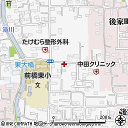 群馬県前橋市箱田町1033-2周辺の地図