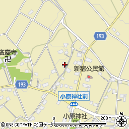 茨城県笠間市小原2288周辺の地図