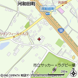 茨城県水戸市河和田町1110周辺の地図