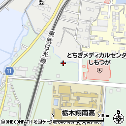 栃木県栃木市大平町川連425周辺の地図