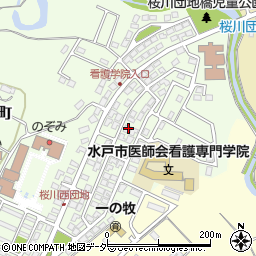 茨城県水戸市河和田町56-69周辺の地図