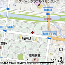 山岡家水戸城南店周辺の地図