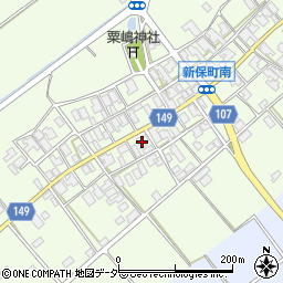 石川県加賀市新保町ル10周辺の地図