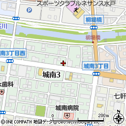 山岡家水戸城南店周辺の地図