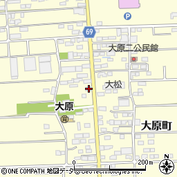 群馬県太田市大原町1282周辺の地図