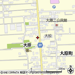 群馬県太田市大原町1282周辺の地図