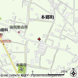 群馬県高崎市本郷町1493周辺の地図