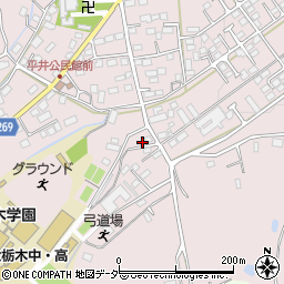 栃木県栃木市平井町295周辺の地図