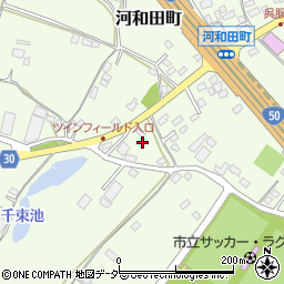 茨城県水戸市河和田町3433周辺の地図