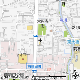 群馬県前橋市箱田町1624周辺の地図