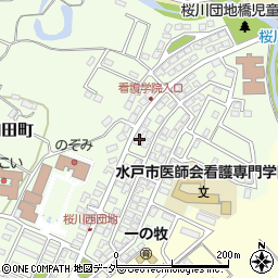 茨城県水戸市河和田町56-105周辺の地図