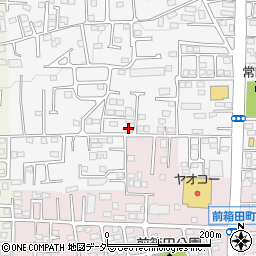 群馬県前橋市箱田町84-4周辺の地図