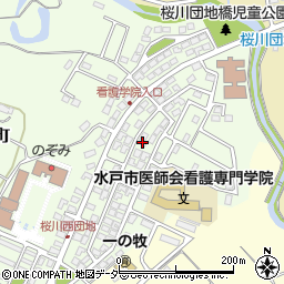 茨城県水戸市河和田町56周辺の地図