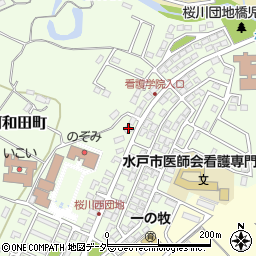 茨城県水戸市河和田町56-87周辺の地図