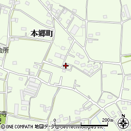 群馬県高崎市本郷町1524周辺の地図