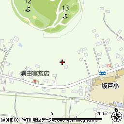 茨城県桜川市西飯岡周辺の地図