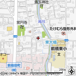 群馬県前橋市箱田町1638周辺の地図