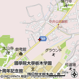 栃木県栃木市平井町597周辺の地図