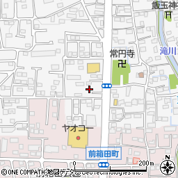 群馬県前橋市箱田町19周辺の地図