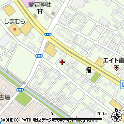 群馬県前橋市天川大島町108周辺の地図