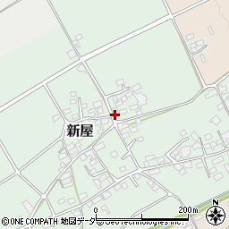 長野県東御市新屋周辺の地図