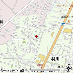 栃木県小山市羽川290周辺の地図